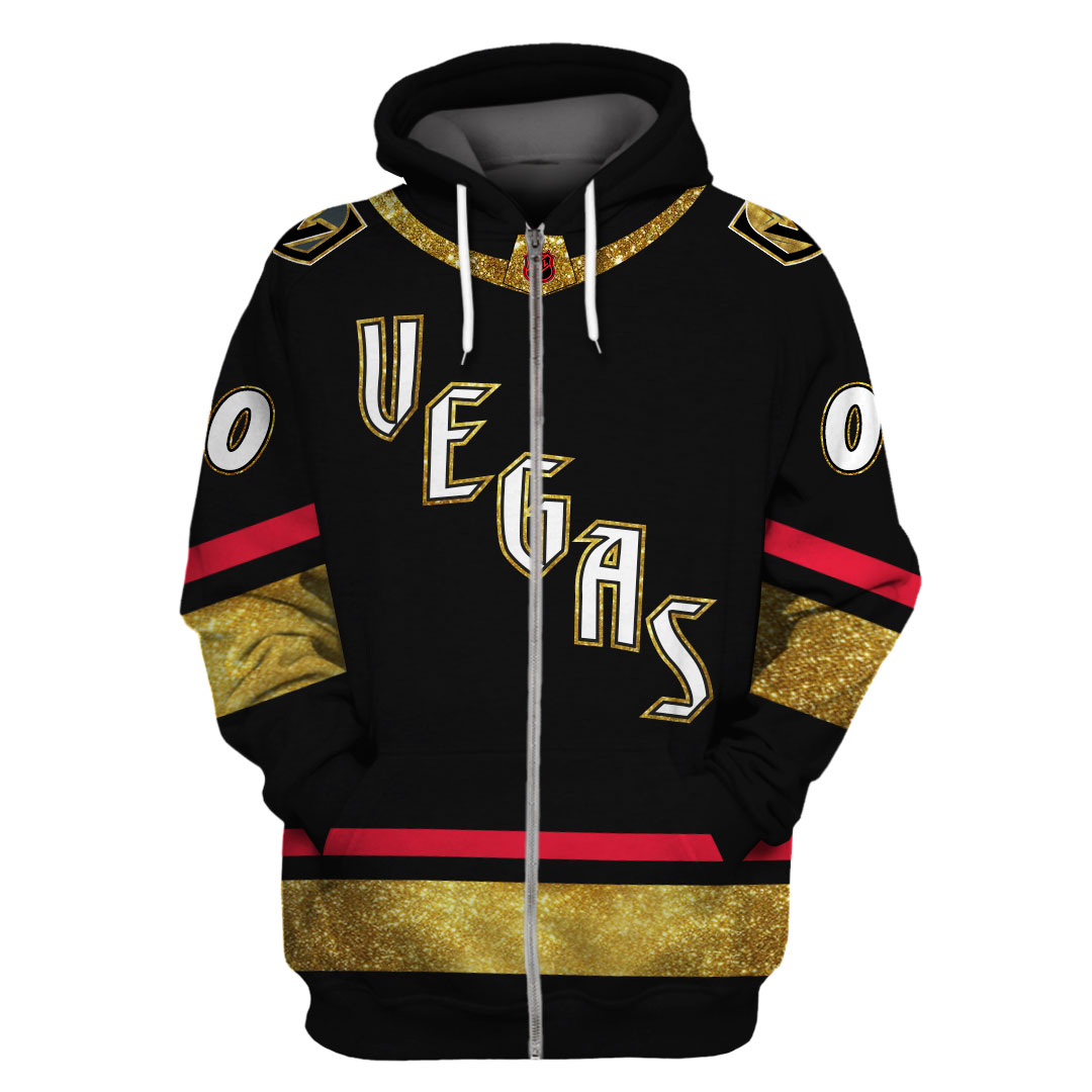 NHL Vegas Golden Knights Reverse Retro Personalized Hockey Jersey - LIMITED  EDITION