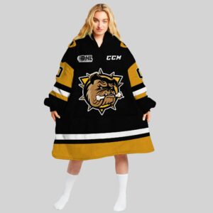 OHL North Bay Battalion Personalized Oodie Blanket Hoodie - LIMITED EDITION