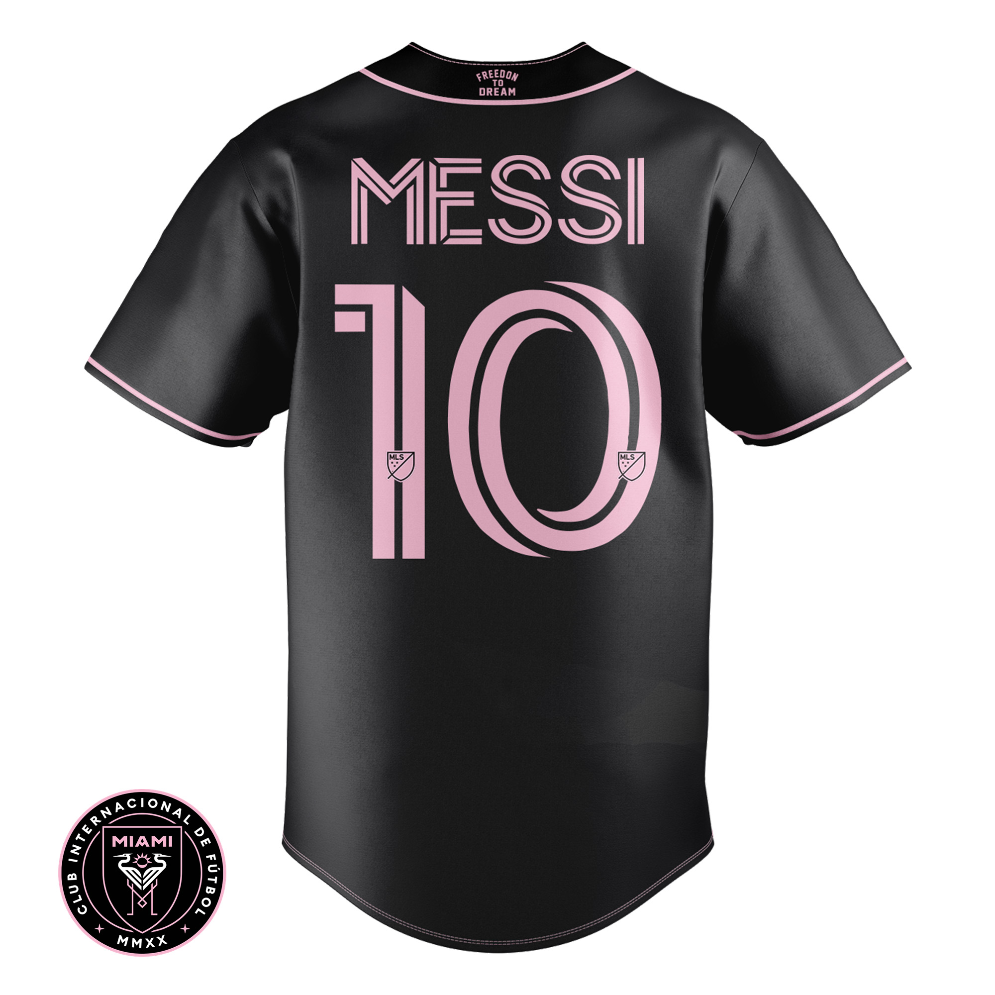 Inter Miami Leo Messi Black Hawaiian Shirt - Torunstyle