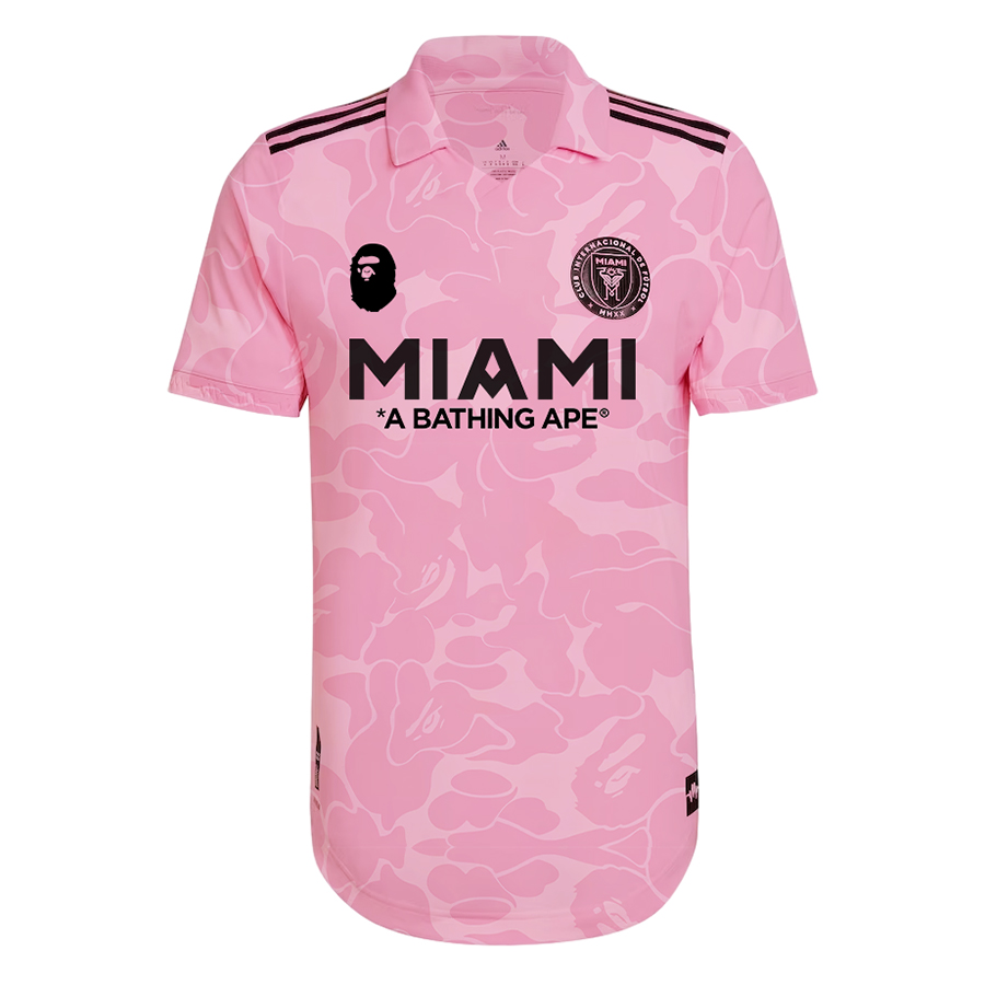 BAPE X INTER MIAMI X MESSI. The famous streetwear brand just dropped t